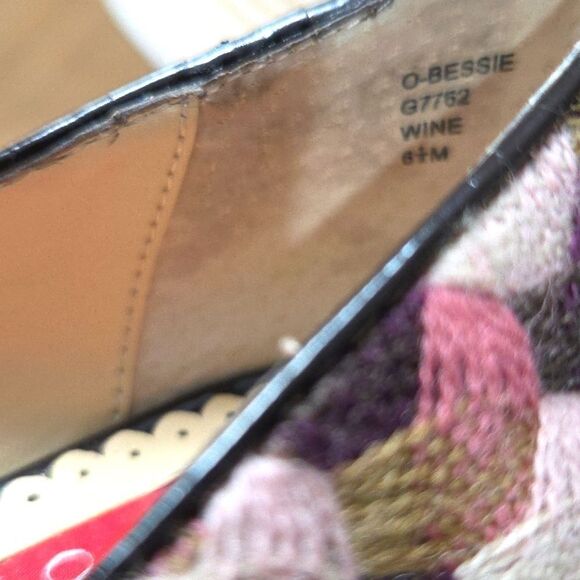 OSCAR, Oscar De La Renta, O Bessie Wine Heels size 6.5M. EUC - Picture 10 of 13